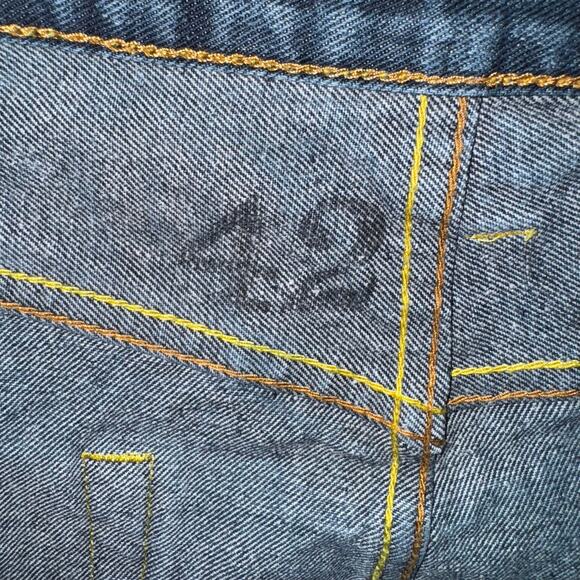 Vintage Y2K red monkey company 00s embroidered baggy pants - Picture 4 of 6